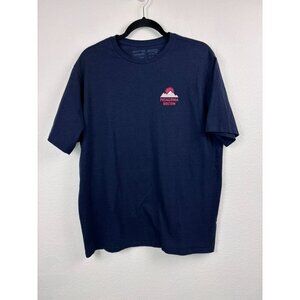 Patagonia men's‎ large navy blue Boston short sleeve graphic tee casual